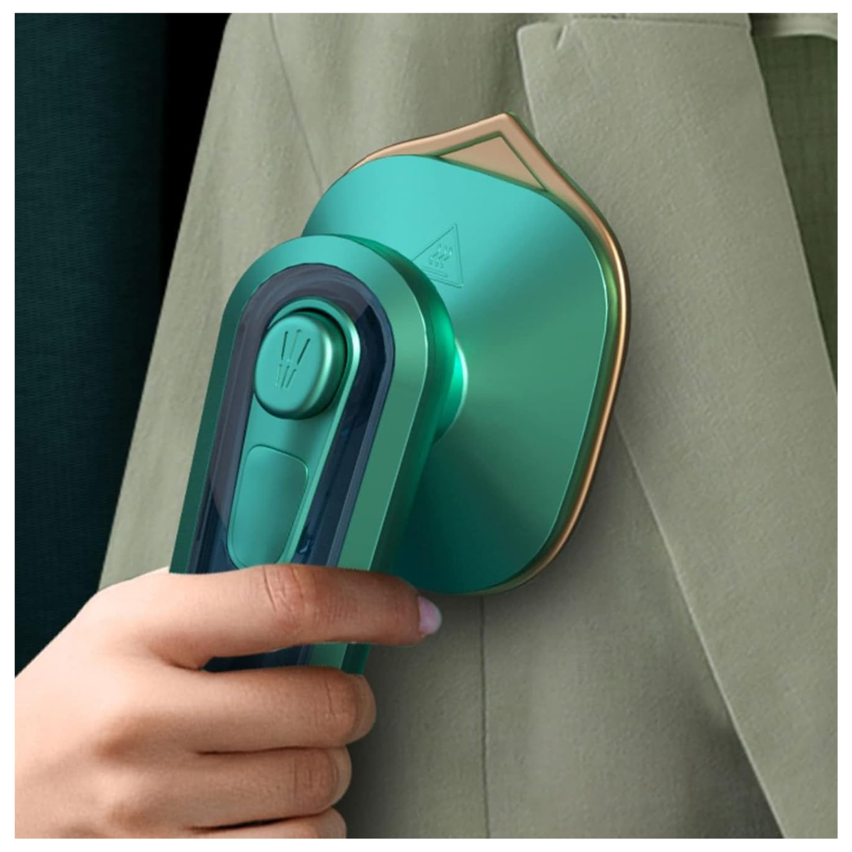 MINI PLANCHA ELÉCTRICA A VAPOR VERDE – COMPACTA, RÁPIDA Y VERSÁTIL