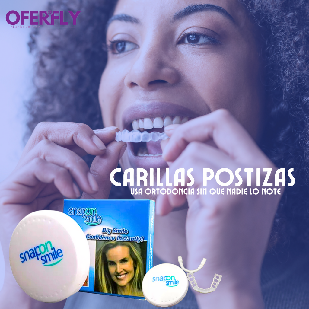 CARILLAS POSTIZA DENTADURA SNAP ON SMILE
