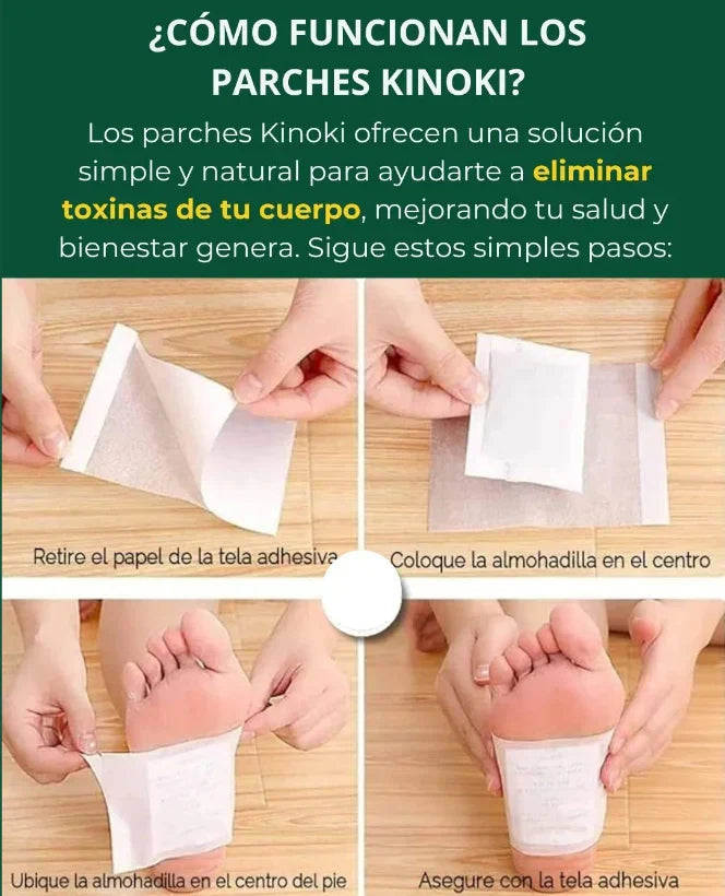 Kinoki Detox - Elimina toxinas acumuladas en el cuerpo.