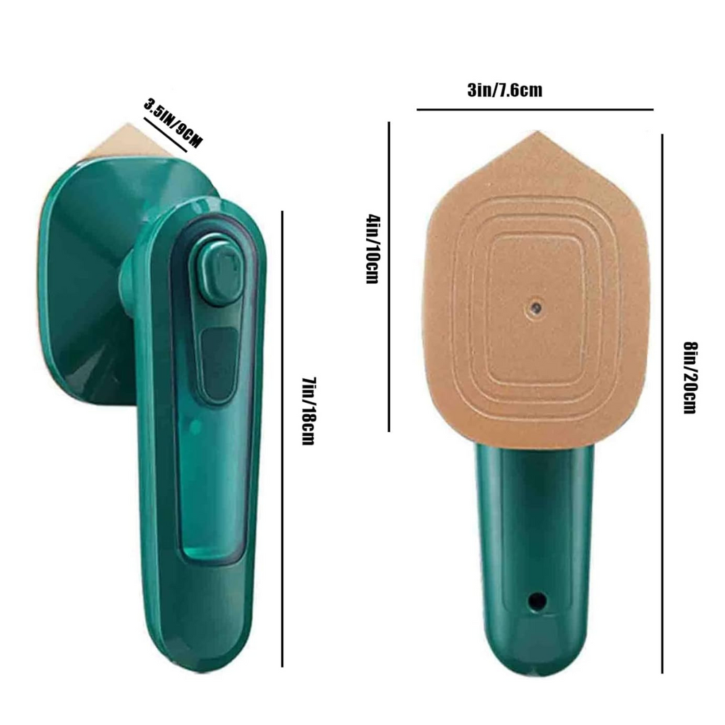MINI PLANCHA ELÉCTRICA A VAPOR VERDE – COMPACTA, RÁPIDA Y VERSÁTIL