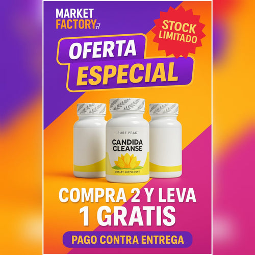 Candida Cleanse 💥 Elimina hongos intestinales que causan hinchazón crónica.